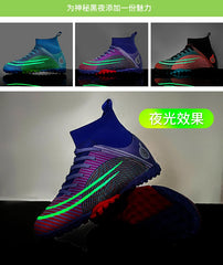 Childrens Football Shoes for Kids Professional Futsal Artificial Grass Sports Soccer Shoes