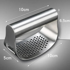 Multifunctional Garlic Press Chopper Zinc Alloy Slicer Crusher Peeler Manual Kitchen