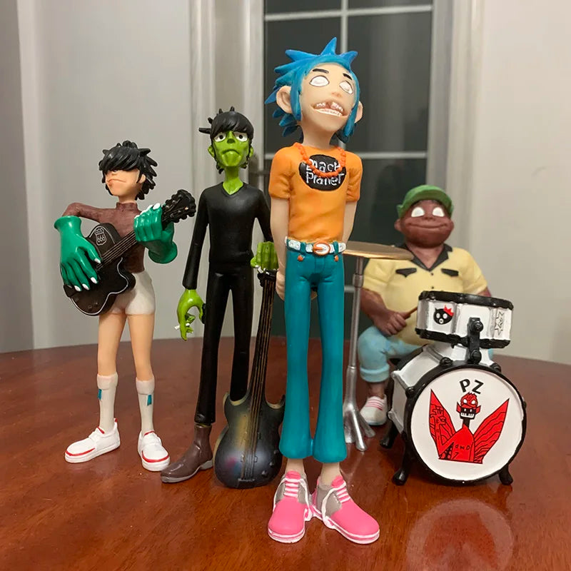 Gorillaz Band Action Figure Rock Band Member Figurine 2d Noodle Murdoc Russel Model Doll Figures Toys For Children Gifts