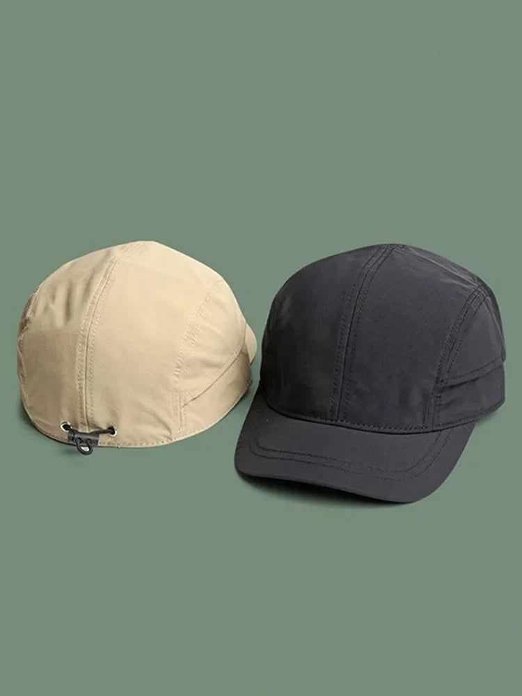 A Men'S Short-Brim Cap, New Summer Style, Breathable And Quick-Drying Baseball Hat, Lightweight Soft-Top Duckbill Cap for Women
