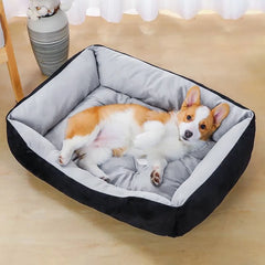 Pet Dog Bed Soft Plush Kennel Warm Sofa Mats Cat Sleep Cushion Dogs Basket