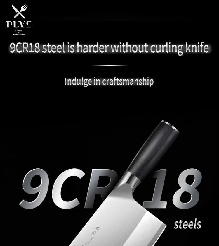Kitchen Knife Chinese Chef Special Ultra-Sharp Slicing Knife