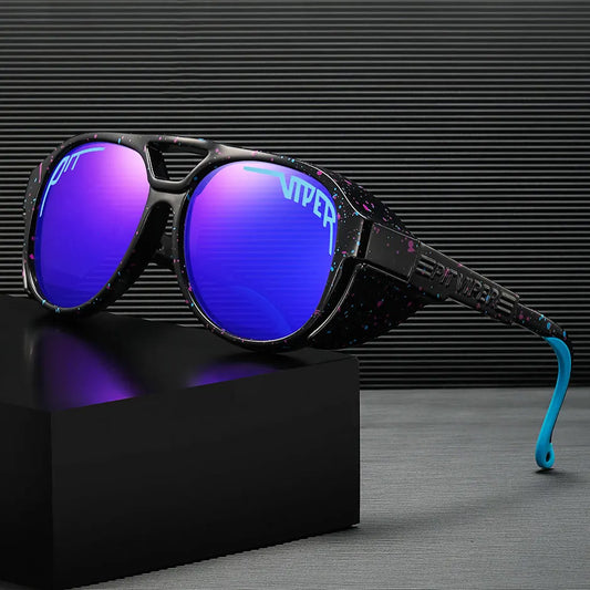 Adult Retro PIT VIPER Sunglasses Men Women Vintage Eyewear Steam Punk Sun Glasses UV400 Eyeglasses Steampunk Goggles With Box