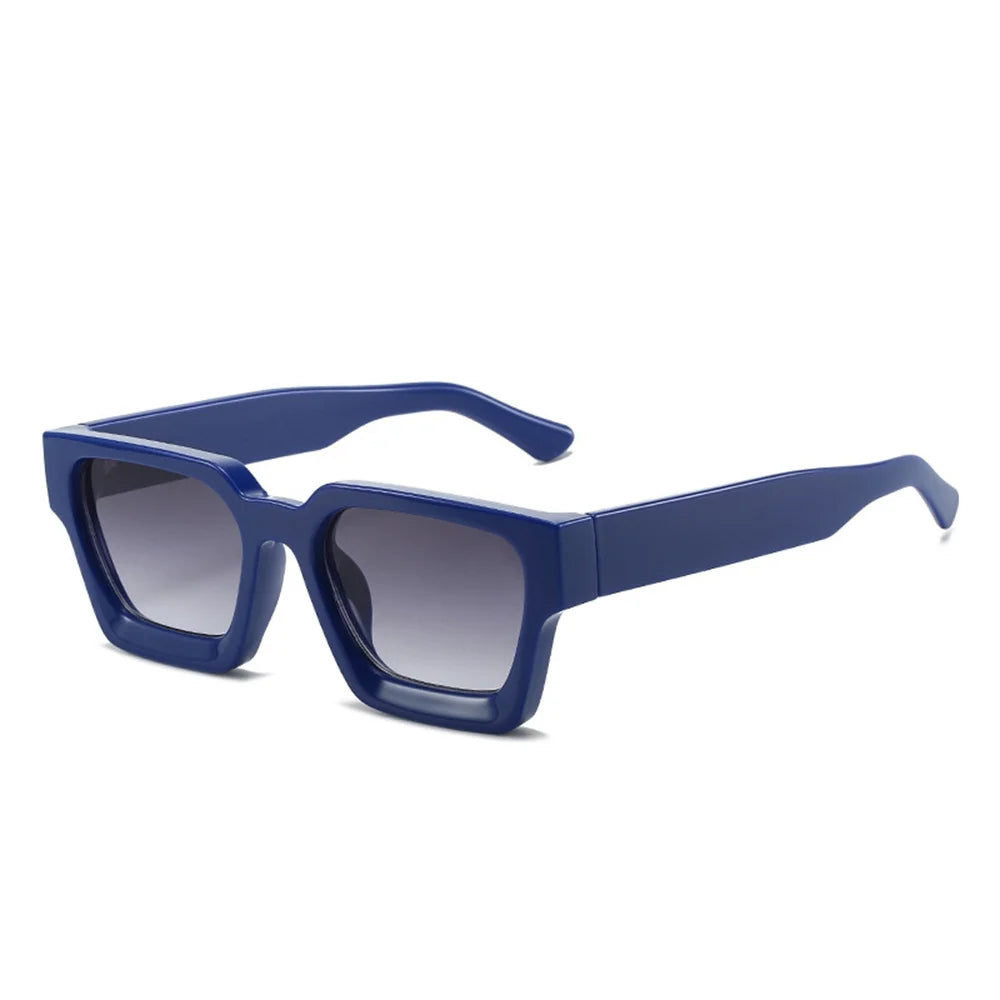 KLASSNUM Men Square Frame Sunglasses 2025 Luxury Brand Designer Sun Glasses Retro Trendy Shades UV400 Unisex Women Glasses New