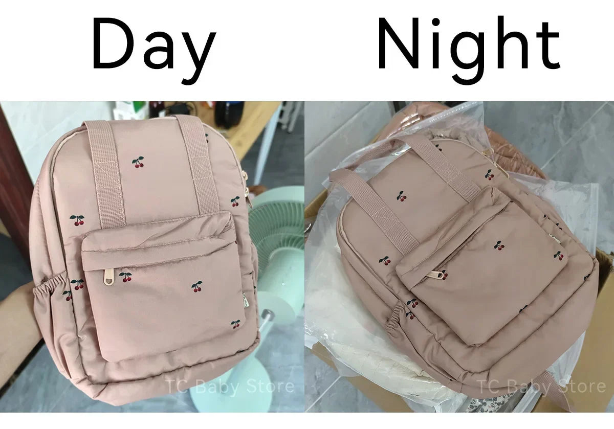 New KS Baby Backpack Parent-child Kids Schoolbag Kindergarten Bags Brand Traveling Cherry Children's Boys Girls Mom Storage