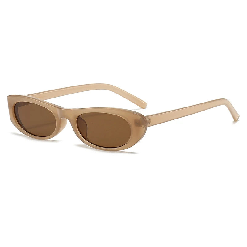 Sunglasses Black Small Frame Fashion Brand Trendy Points Sun Glasses