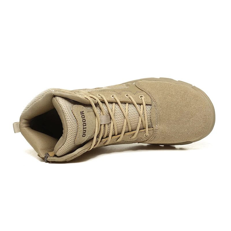 Men Military Boots Quality Special Force Tactical Desert Boots Combat Ankle Boats