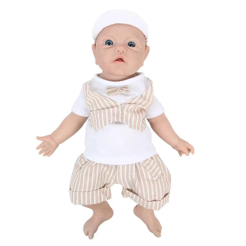 IVITA 100% Full Body Silicone Reborn Baby Dolls Painted Realistic Baby Doll Wholesale Lifelike Toys for Children Christmas Gift