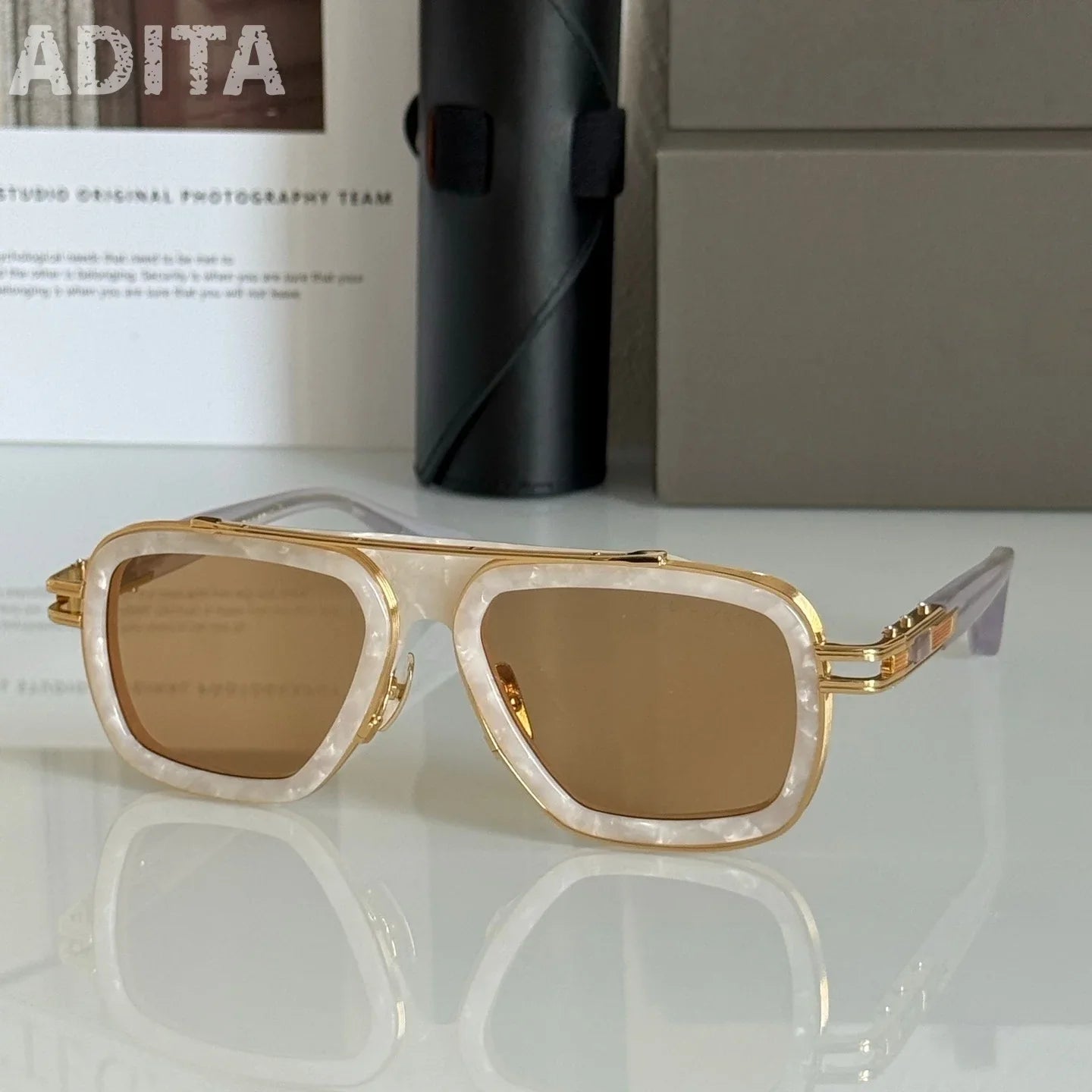 ADITA LXN EVO DTS403 Top Quality Sunglasses for Men Classic Fashion Women Luxury Brand Designer sunglasses UV400 with box