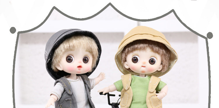 Mini Ob11 Bjd Doll Accessories Obitsu 11 Clothes Dolls For Girls Boy Toys Baby Kawaii Anime Toy Cute Items Miniature Costume