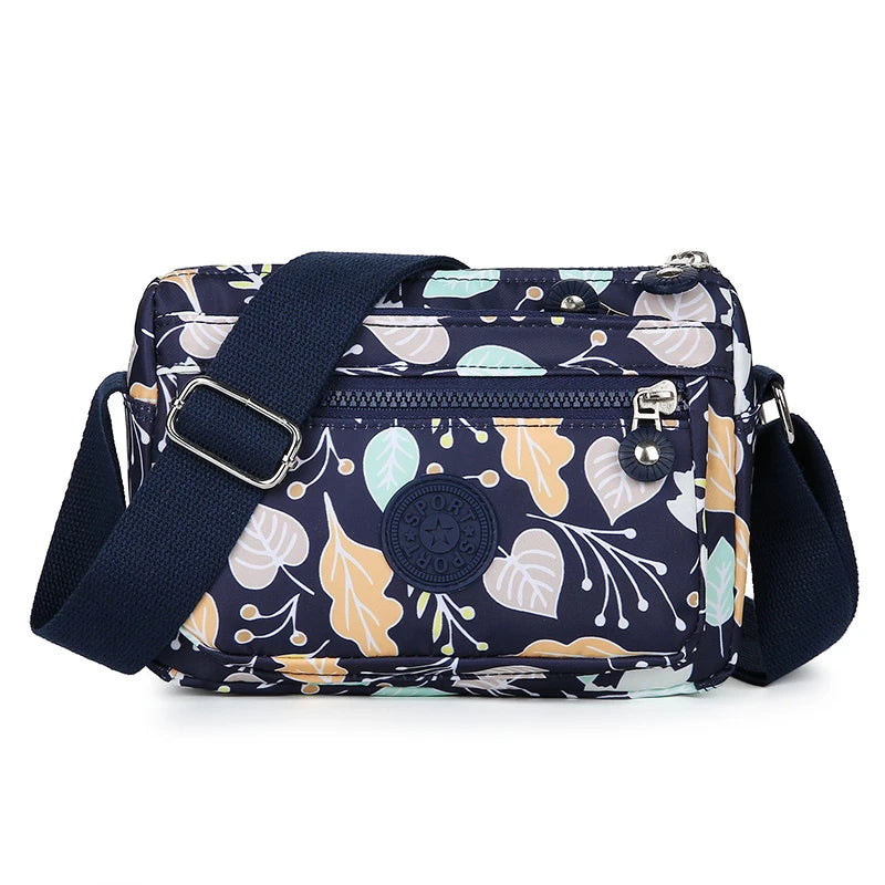 Shoulder Bag Lightweight Small Square Bag Anti Splash Casual Crossbody