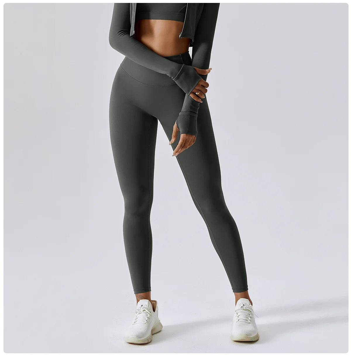 High Waist Yoga Pants Tummy Control Gym Leggings Sport Fitness Seamless