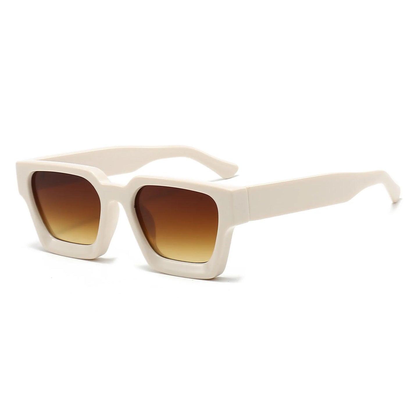 KLASSNUM Men Square Frame Sunglasses 2025 Luxury Brand Designer Sun Glasses Retro Trendy Shades UV400 Unisex Women Glasses New