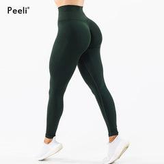 Contour Seamless Leggings Women Scrunch Butt Gym Leggings Yoga Clothing