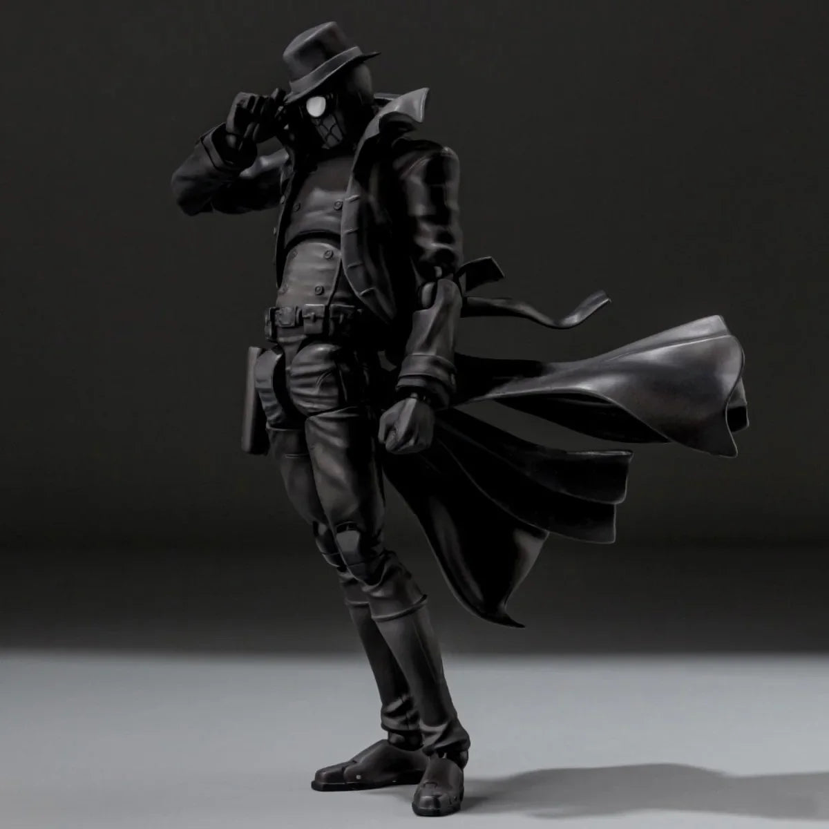 Spider Man Noir Peter Parker Ultimate Black Spider Man Earth-90214 Darkness SHF Toys Action Figure Model Kids Gift