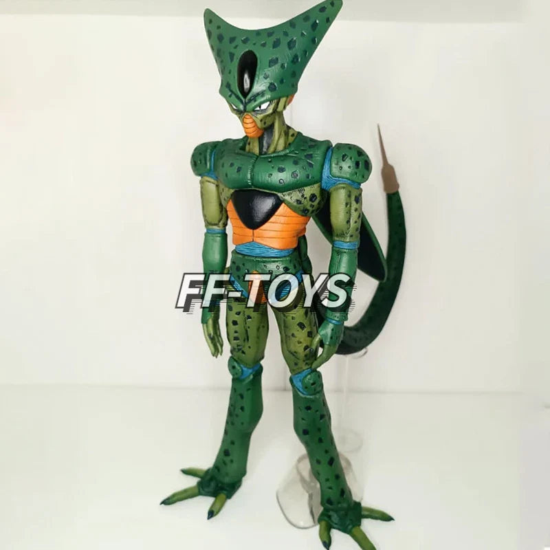 In stock Dragon Ball Z Cell First Form Figure Cell Figurine 27cm PVC Action Figures Collection Model Toy for Children Anime Gift