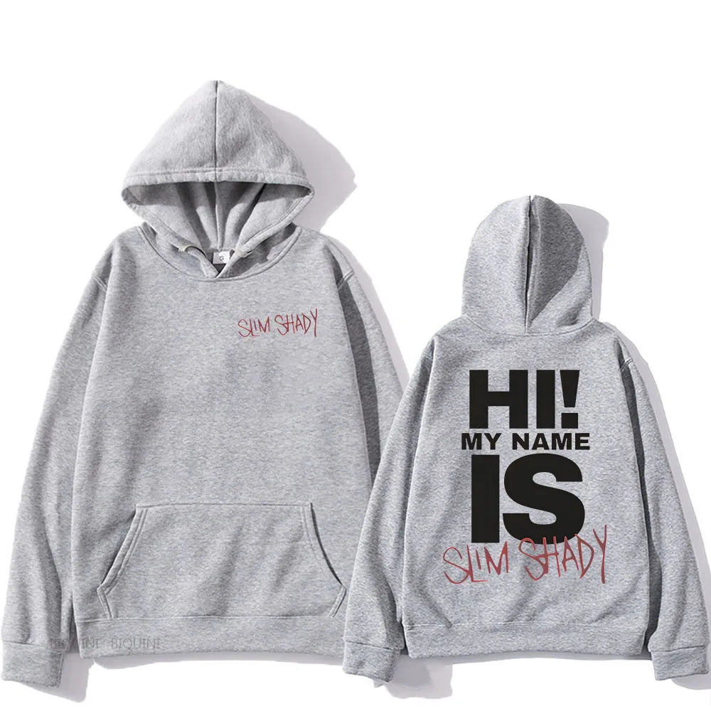 Eminem Slim Shady Hoodies Sudaderas Con Capucha Long Sleeve Men Women