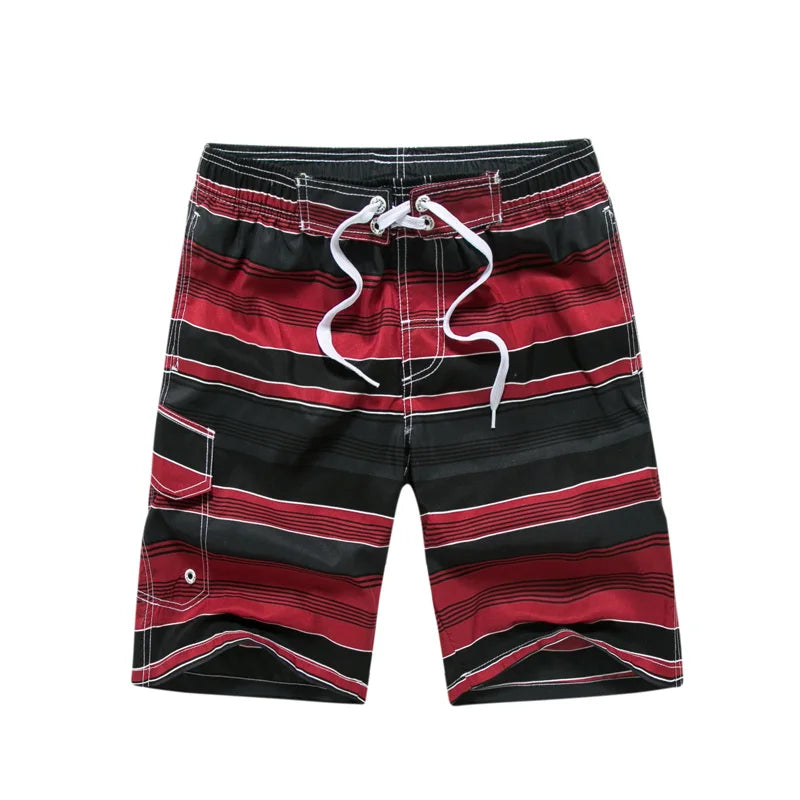 Summer Men's Beach Shorts Printing Casual Loose Hawaii Quick Dry Board Shorts Bermuda Surf Board Shorts Mens Short Pants