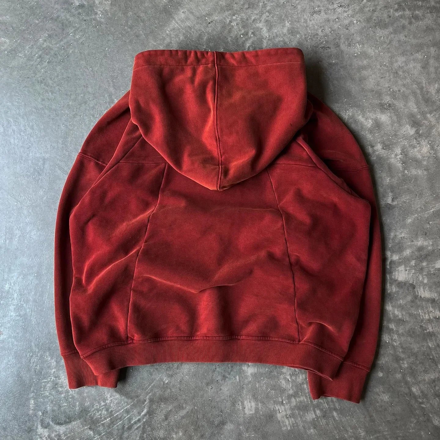 Hooded American retro zipper sweatshirt Gothic letter star print hoodie trendy men's casual