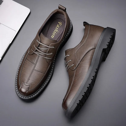 Golden Sapling Formal Derby Shoes Fashion Men's Dress Oxfords Casual Business Shoes for Men Social Party Flats Wedding Loafers