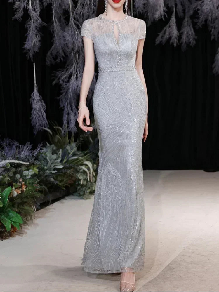 Homecoming Dresses: Slim Fit Simple Elegant Evening Dresses Trumpet Prom Dress