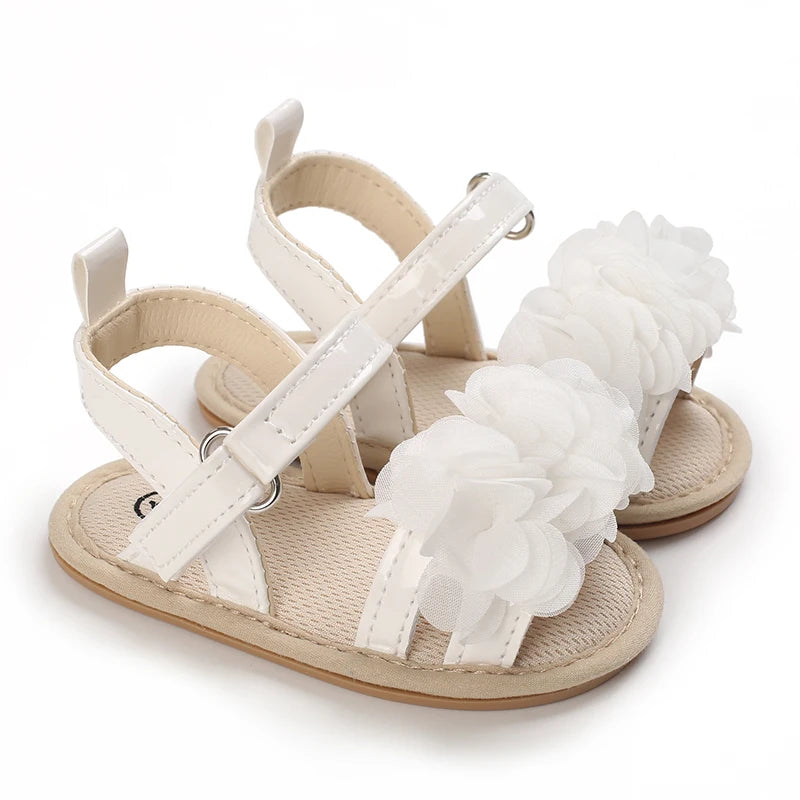Baby Girl Princess Shoes Prewalker Flower Toddler Summer Sandals Beach Shoes