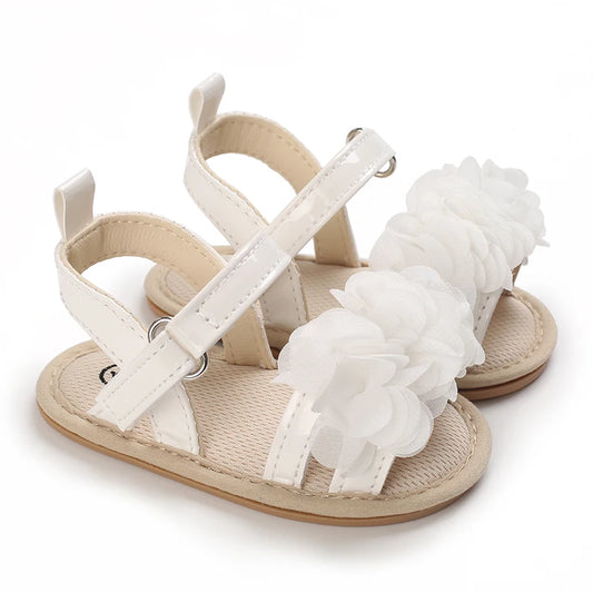 Baby Girl Princess Shoes Prewalker Flower Toddler Summer Sandals Beach Shoes