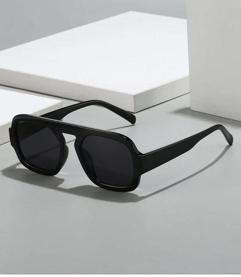 JNPCXI Retro Square Sunglasses Women Fashion Brand Design Gradient Shades UV400 Men Punk Sun Glasses