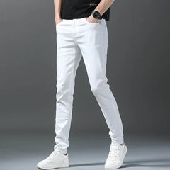 Men's Slim Jeans Straight Casual Fashion Pencil Pants Trousers