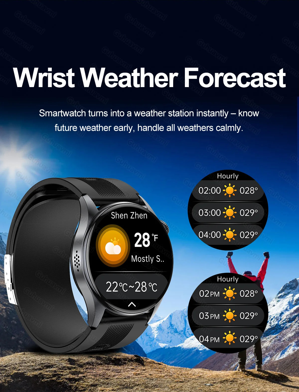 Smartwatch  AMOLED Screen Call ECG Sport Watchs