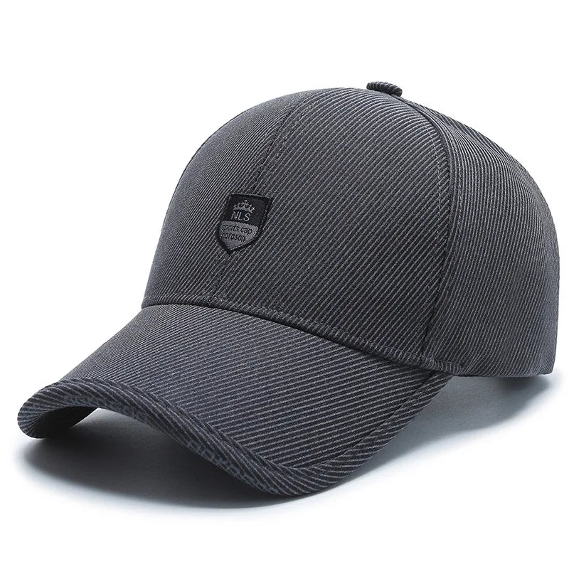 Men Fashion Wild Sunshade Sun Protection Black Baseball Cap For Winter Women Sport Cotton Warm Hats Male Kpop Bone Unisex C35