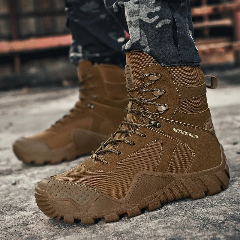 Men Ankle Boot Men's Military Boots Combat Tactical Army Boots Men Shoes