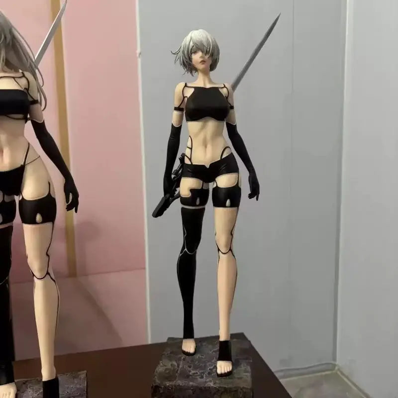 New In Stock Nier: Automata  A2 Battle Damage Edition 1/4 50cm Statue Figure Boutique Statue Desktop Ornaments Decoration
