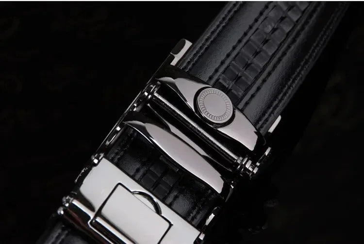 Belts Famous Brand Designer Belt Men Plus Size 130 140 150 160 170cm High Quality PU Leather Luxury Belts Metal Automatic Buckle