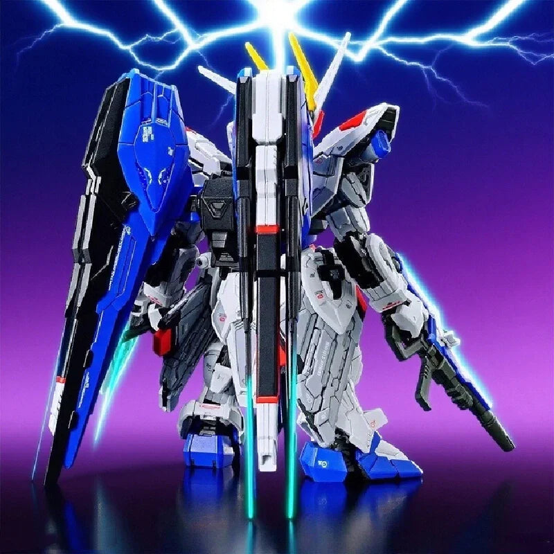 In Stock MGSD ZGMF-X10A Q-Version Assembly Model Kit  Action Figure Exquisite Desktop Decorations Kids Educational Toys Collect