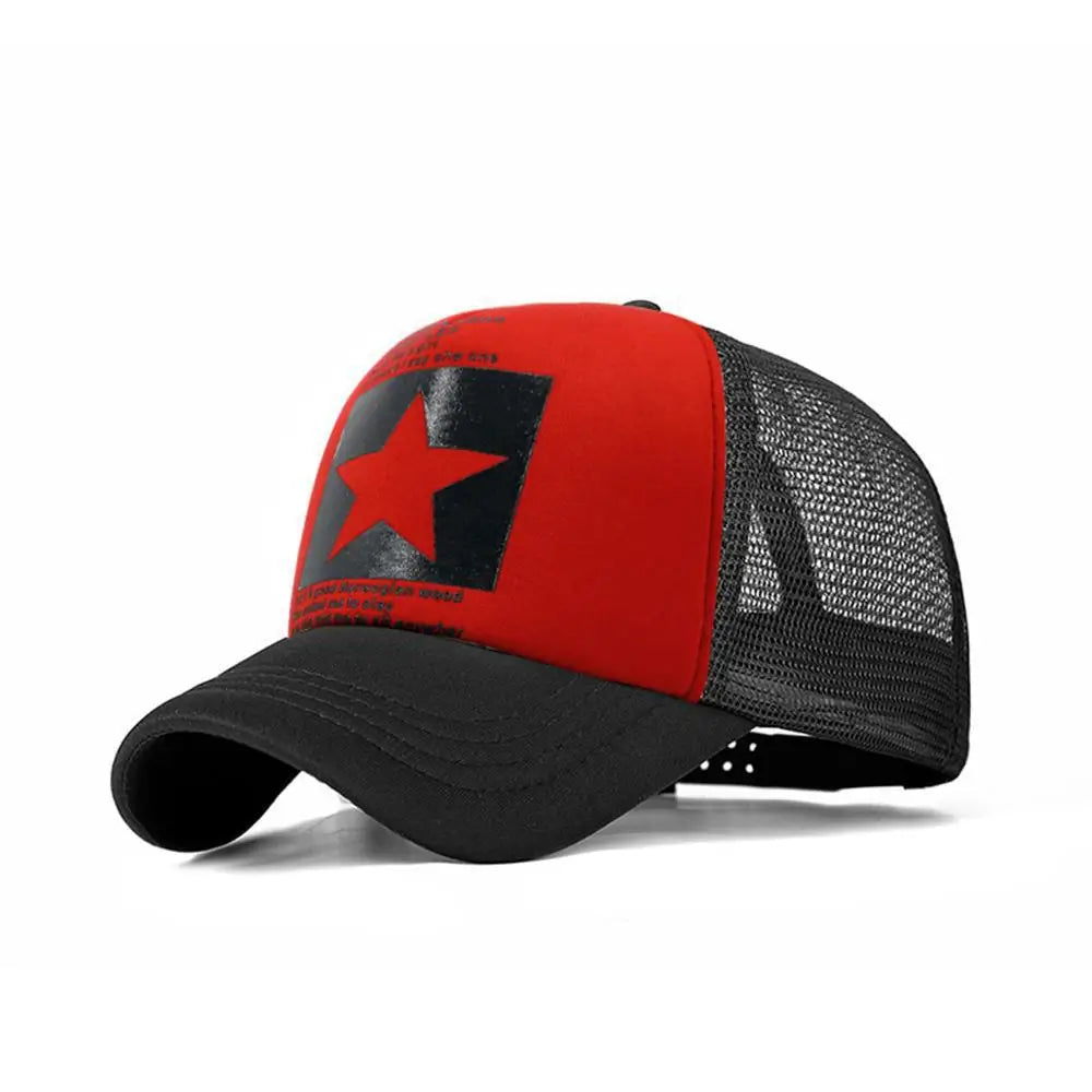 Fashion Letter Embroidery Baseball Cap For Men Women Summer Breathable Mesh Snapback Hat Unisex Hip Hop Trucker Bone Gorras
