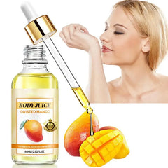 60ml Strawberry/Peachh/Mango/Cinnamon Bun/Vanilla/Birthday Cake Flavor Body Massage Oil Body Juice Oil Fragrance Massage Oil