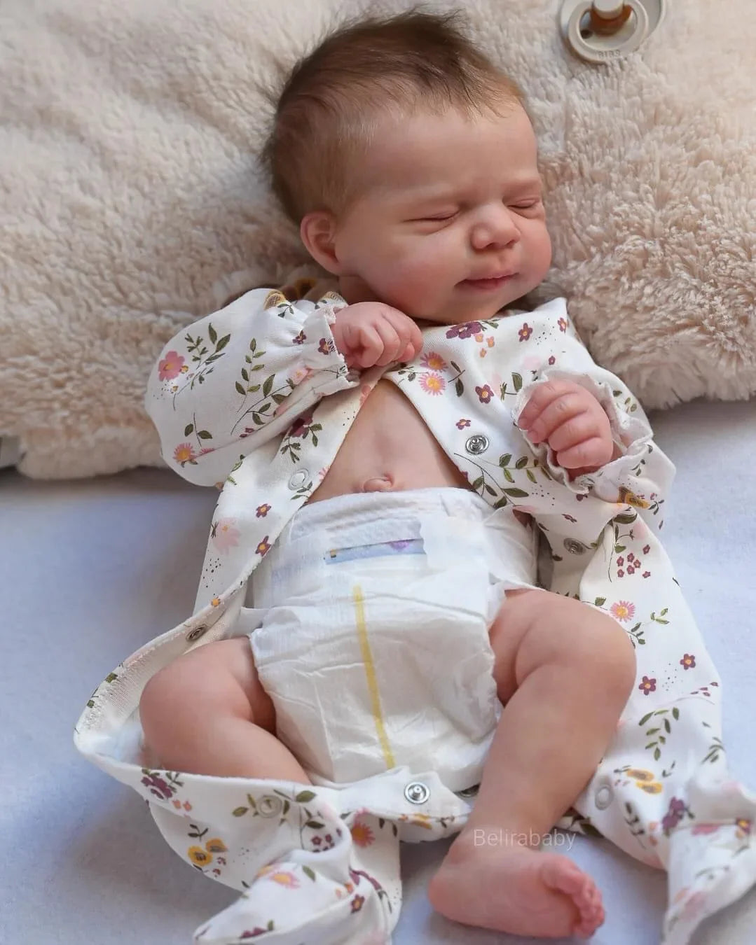 NPK 19inch Pascale Newborn Baby Reborn Doll Full Body Realistic 3D Skin Multiple Layers Painting Visible Veins Soft Touch Doll