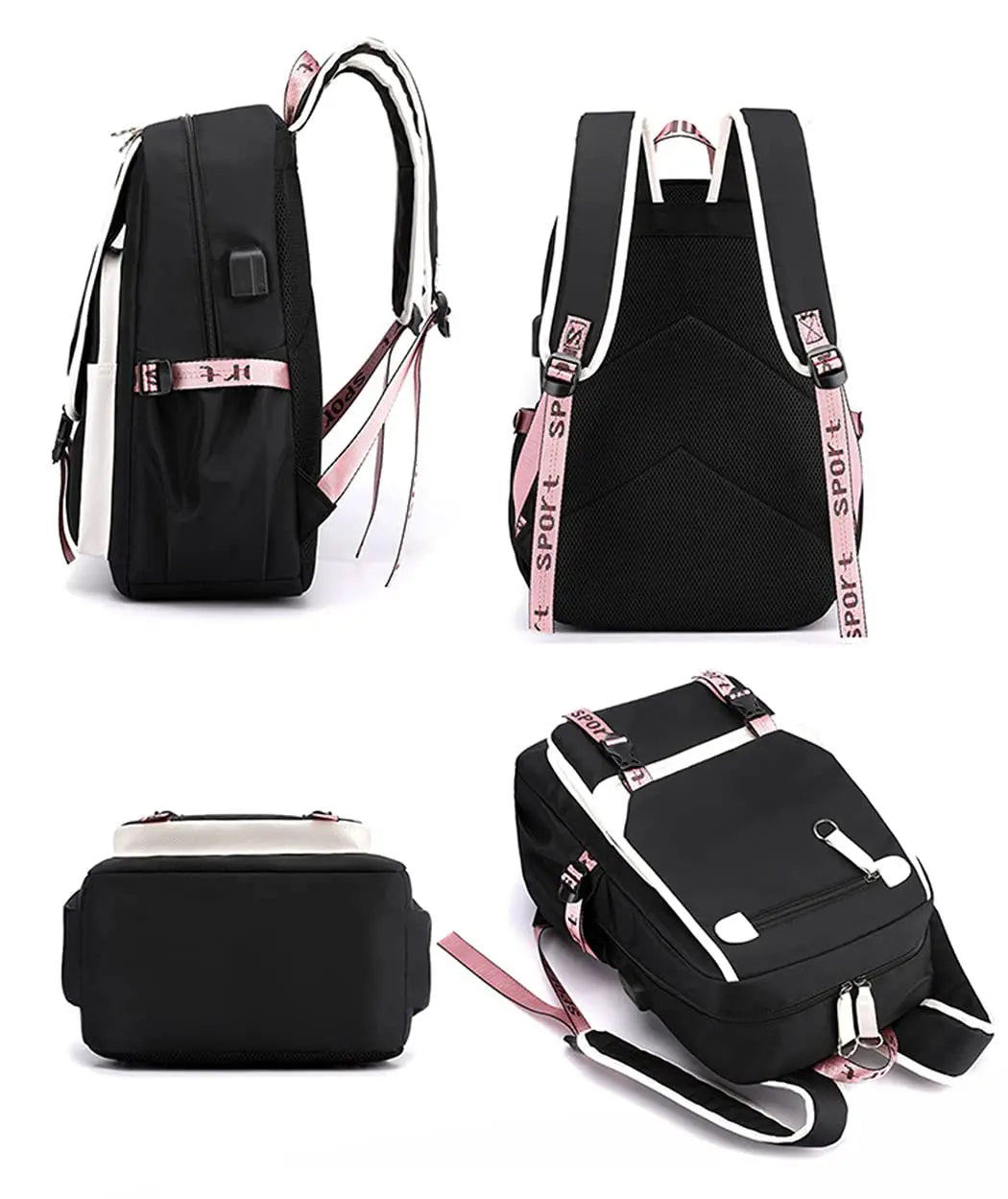 Backpack Cartoon Rucksack Girls School Bag High Capacity Women Backpack