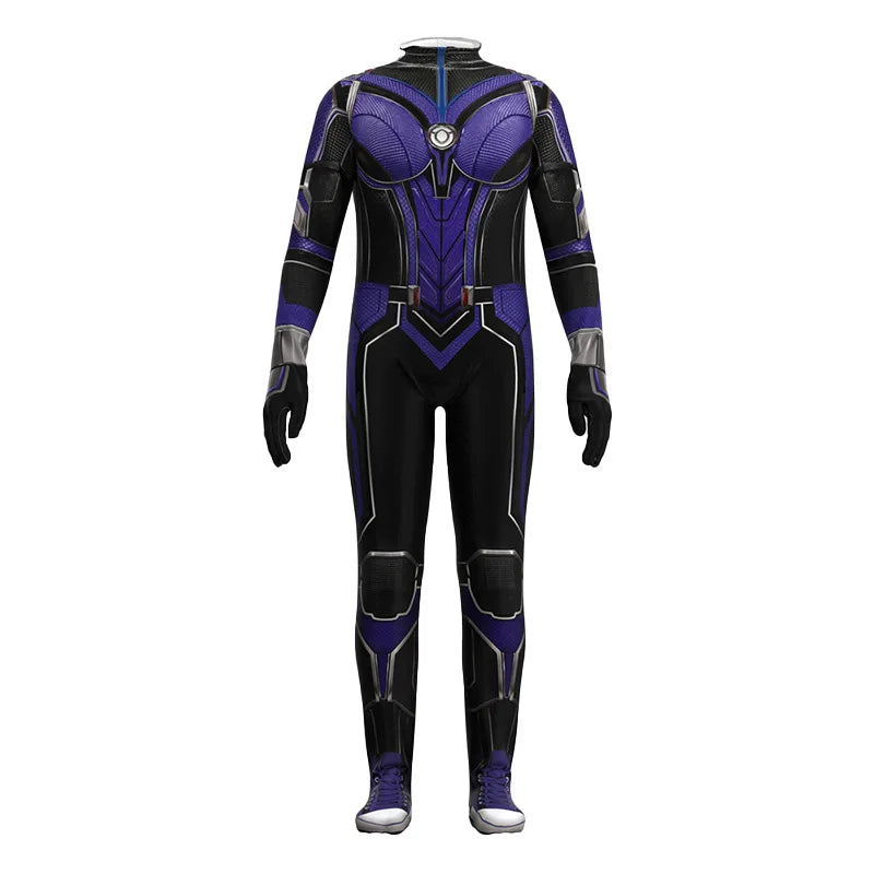 Superhero Ant Man Costume Antman And The Wasp Halloween Mask Helmet Jumpsuit Bodysuit Zentai Suit Adult Kids Quantumania Cosplay