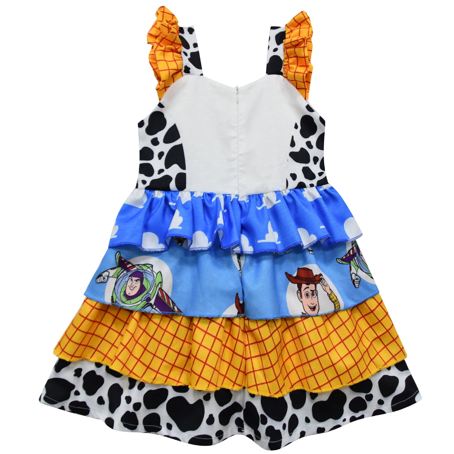 Toy Story Girl Jessie Dress Cartoon Cowgirl Costume Mickey Mouse Clothes Child Buzz