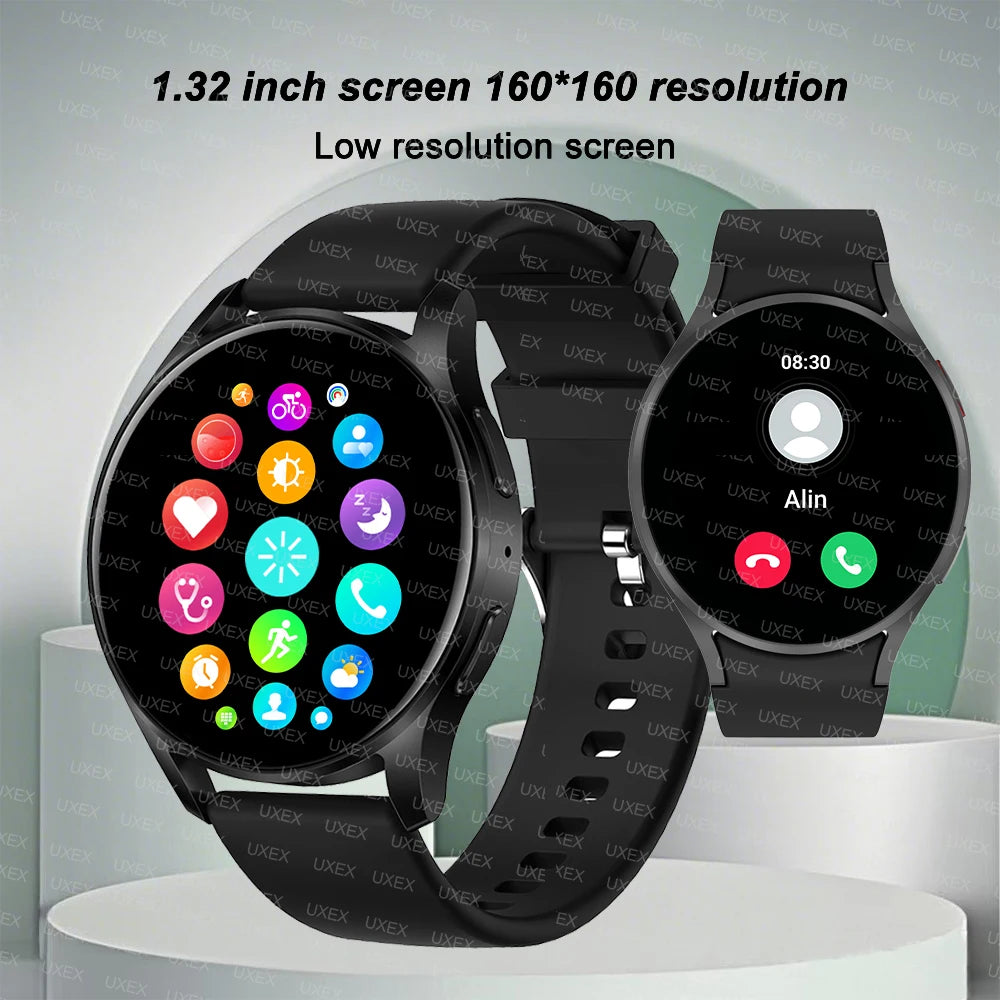 For Classic Smartwatch App Control Men Sports Health Tracking Notification Reminder Bluetooth Call Alarm Clock Smart Watch 2025