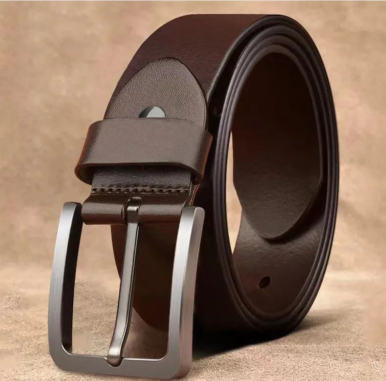 Men's Belt Business Luxury Designer Brand PU Leather Belts Jeans Pin Adjustable Alloy Buckle Waist Straps Belts 105 120 125cm
