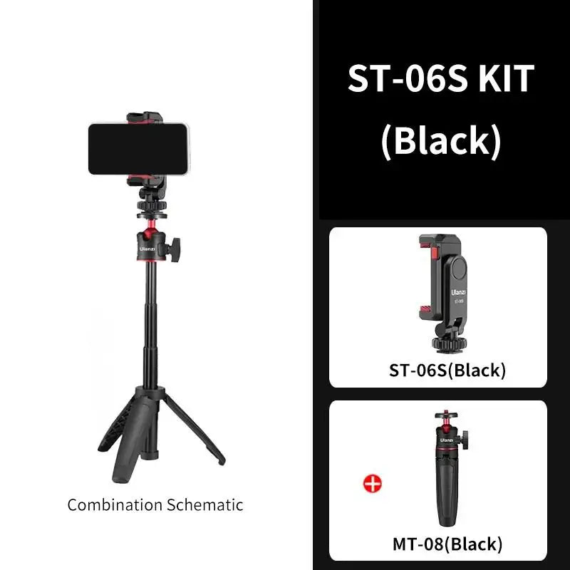 360°Rotatable Phone Holder Vertical Shoot Phone Mount Tripod Mount