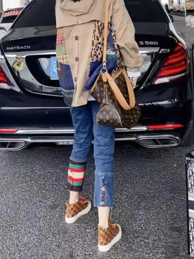 Y2k Big Size Summer Thin Small Straight Leg Jeans Female