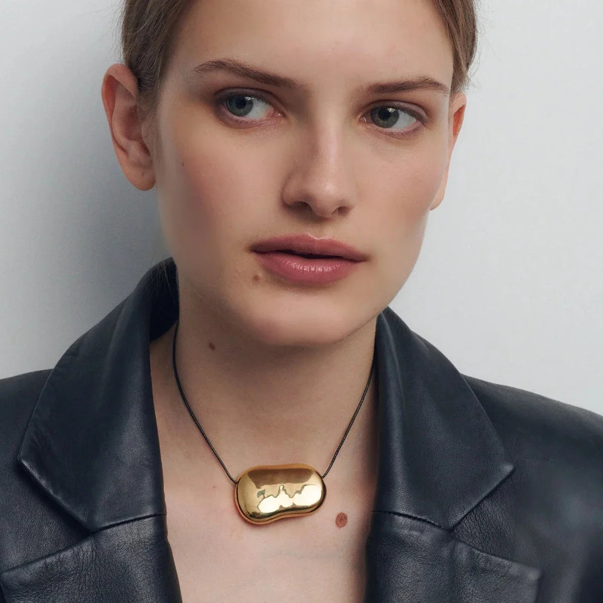 Uworld Waterproof Stainless Steel Micro Trend Cord Necklaces Women Statement Metal 18K Gold Plated Trendy 2024 Jewelry collares