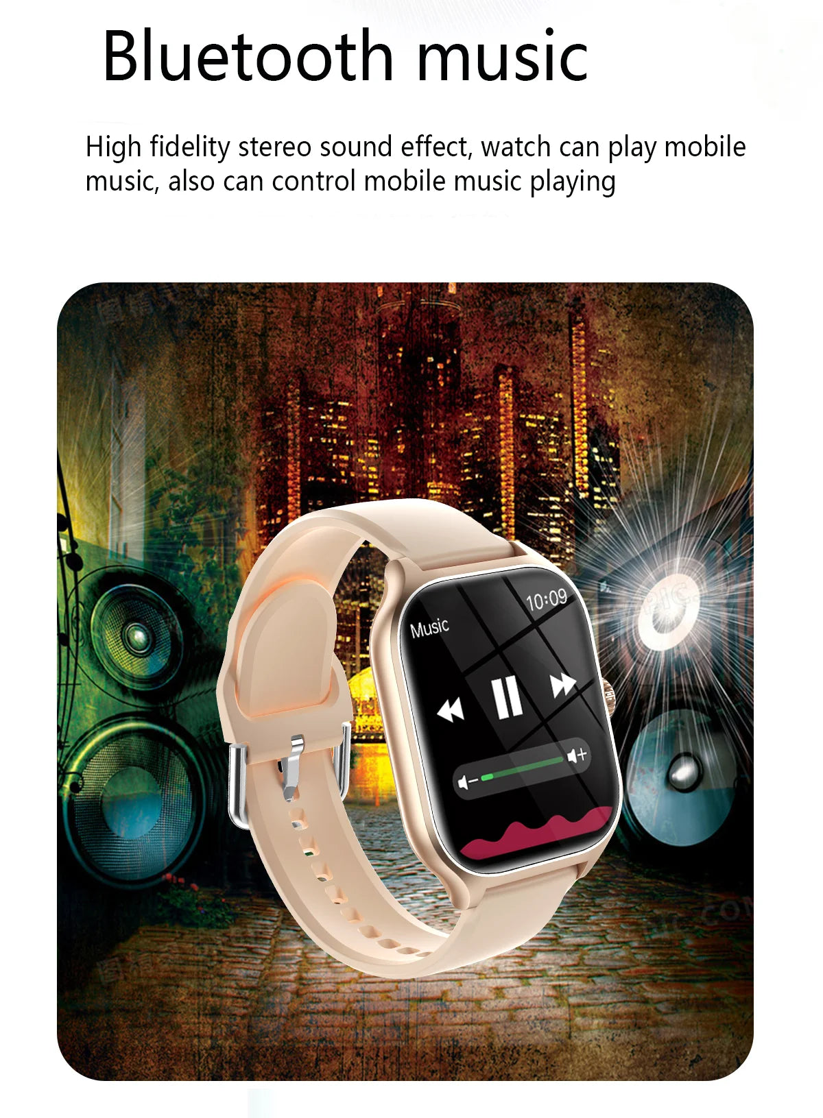 PHONEPACE  C20 Smartwatch 1.77-inch HD Display Bluetooth Call Message Alert Sports Mode Smartwatch For Men Women