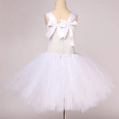 Christmas Costume For Baby Girl Lace TUTU Dress Festive Kid Up Frock+Angel Wing+Headband+Magic Stick 4PC Set Child Tunic