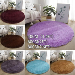 Rug Carpet Large Living Room Long Hair Bedroom Christmas Tie-dye Blended Decoration