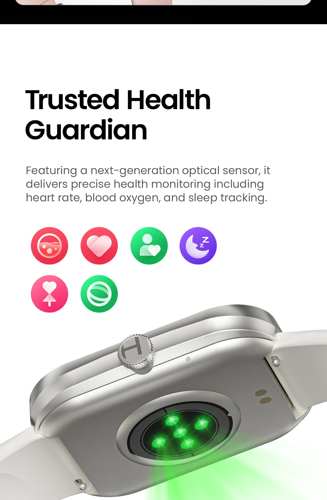 HAYLOU Watch S6 Voice Calling Smart Watch Men Health Monitoring IP68 Waterproof Smart Notifications Voice Assistant Smartwatch